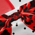 thumbnail image 5 of Manfei Fashion Classic Leopard Bow Blackout Curtains,Watercolor Cream Drip Window Curtains Pack of 2 (38x45 Each), 5 of 6