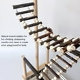 thumbnail image 3 of Large Bird Activity Center Screw Assembled Wooden Play Gym Detachable Base For Easy Mental, 3 of 8