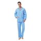 thumbnail image 5 of Apparonia Conjunto de Pijamas para Hombre de Algodón con Cuello con Muesca Pijamas para Hombre de Manga Larga Ropa de Dormir para Hombre con Bolsillos y Parte Delantera Fly Estampados Redondos M, 5 of 7