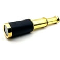thumbnail image 2 of Telescope Spyglass Royal Antique Look Vintage Pirate Solid Brass & with Real Leather Cover Telescope 6 inch, 2 of 8