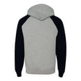 thumbnail image 2 of Adult 8 oz. NuBlend® Colorblock Raglan Pullover Hood, 2 of 4