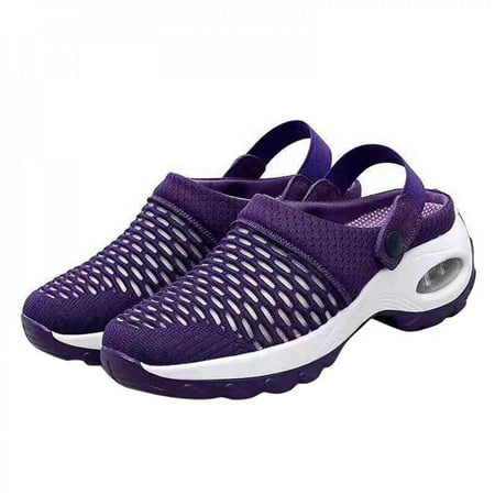 

Hazel Tech Large Size Women s Shoes Mesh Spring And Summer Daily Sandals Female Half-drain Breathable Light Casing Women s Shoes
