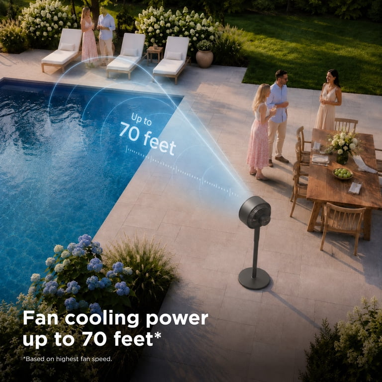 Shark FlexBreeze Cordless Pedestal Fan, 24-Hr Battery photo 7