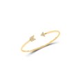thumbnail image 1 of Golden Star 10kt Or Jaune Femmes Rond Diamant Flèche Bracelet 1/10 Cttw, 1 of 4