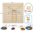 thumbnail image 4 of Juguetes Montessori para , gráficos creativos, de goma, rompecabezas de uñas, juguetes educativos de , juguetes preescolares para Hugo Geoplano de educación temprana, 4 of 10