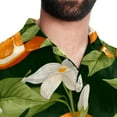 thumbnail image 5 of Tangerine Men's Printed Casual Button Down Short Sleeve Beach Shirts, 5 of 6