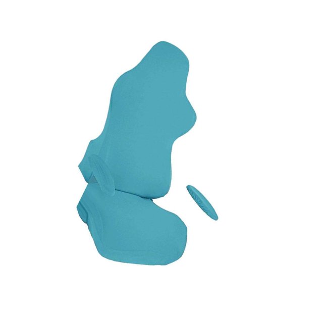Housse de Chaise de Jeu Douce pour Chaise Pivotante Inclinable Chaise de Course de Jeu Bleu Clair