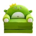 thumbnail image 1 of Sofá plegable para niños, sofá cama para niños, portátil, con dibujos animados, reclinable, decoración para guarderías, cómodo, pequeño para niñas y Dinosaurio, 1 of 8