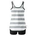 thumbnail image 6 of NSLGXD 2025 Two Piece Womens Tankini Swimsuits Modest Tankini Bathing Suit Color Block Swim Tank Tops with Boyshorts Tummy Control Swimwear Womens Tankini Swimming Suits, 6 of 6