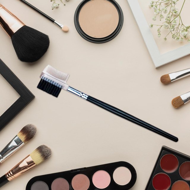 Cepillo de Pestañas Portátil Juego de Peine Herramienta de Maquillaje Profesional para Extensión de Pestañas Niñas Claro Salvador Cepillo y peine para cejas