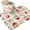 Ivory, Rose Red, Celadon, Alabaster, variant on Area Rugs 3'x5', Farmhouse Fruits Carpet Runner Indoor Outdoor Rugs Home Decor Aesthetic, Green Leaves White Florals Retro Beige Non Slip Mats Washable Accent Rug for Living Room Bedroom