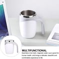 thumbnail image 4 of Hvxrjkn Self Stirring Mug,Self Stirring Coffee Mug 400ml Electric Stainless Steel Automatic Self Mixing Spinning Mixer Cup for Home Office Travel, 4 of 6