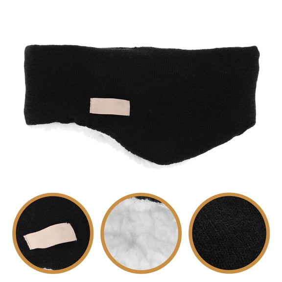 Milisten Fleece Ear Muffs Black for Winter Warmth and Comfort Noise Cancelling