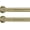 Antique Bronze, variant on 2 Pack 1Inch Diameter Wrap Around Curtain Rods, 28-48Inch Adjustable Length Room Darking Curtain Rods with Aluminum Finials and Brackets, Antique Bronze