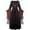 Orange, variant on Women's Halloween Vintage Dress, Square Neck Lace Trim Bell Sleeve Irregular Hem Gothic Dress Orange XXL
