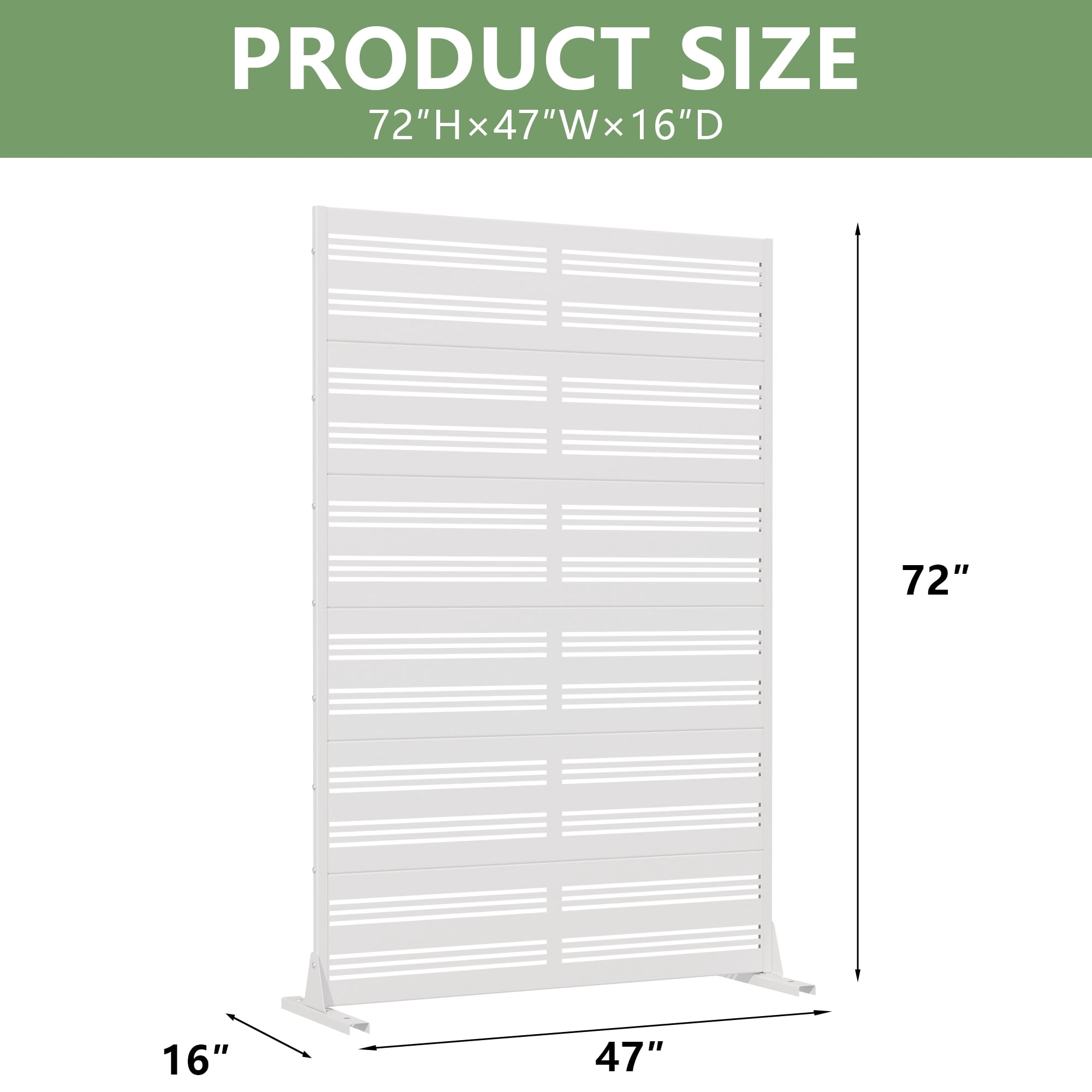 Privacy Metal Screen Fence Panel