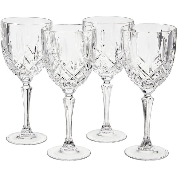Marquis by Waterford Markham Crystalline Goblet Champagne Glasses Set of 4, Clear, Crystal