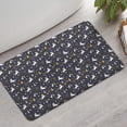 thumbnail image 2 of Dark Blue Unicorn Christmas Pattern Bathroom Rugs Mat,Non Slip Microfiber Bathroom Rug,Rubber Backing,Soft Bathroom Mats for Bathroom Floor,Tub and Shower,17x30in(43x75cm), 2 of 5