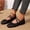 Black, variant on Mfakffe Ballet Flats for Women Mesh Bowknot Ballerina Flats Closed Toe Comfortable Casual Work Shoes Black 10 Wide(EU:43)