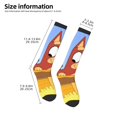 thumbnail image 2 of Masiiu Bluey Print Adult Crew socks, Comfortable Novelty Colorful Patterned, Breathable, Stylish Colorblock for Men Women, 2 of 6
