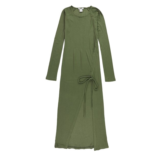 bar III Blusa tipo túnica fruncida para mujer, verde, mediana