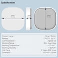 thumbnail image 4 of Tuya ZigBee 3.0 Control remoto inalámbrico inteligente multiescena Interruptor de llave de 1 cuadrilla, 4 of 6