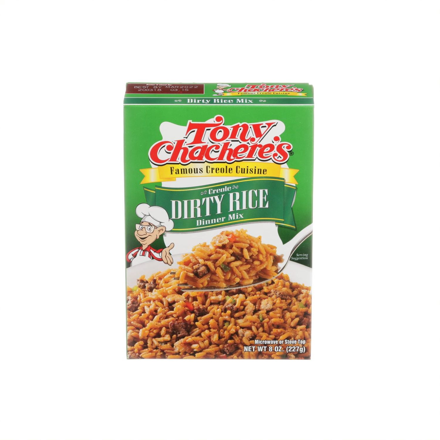 Tony Chachere’s, Rice, Dinner Mix, Cajun, Dirty Rice, 8 oz