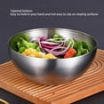 thumbnail image 2 of 2 Pcs Stainless Steel Salad Bowl Double Walled Insulation Mixing Bowls Portable Round Bowl For Pasta Rice Soup, 2 of 21