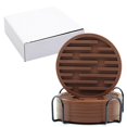 thumbnail image 5 of xiaxaixu Drink Coasters with Holder Silicone Coasters Heat Resistant Cup Mat for Home Decor Tabletop Protection, 5 of 5