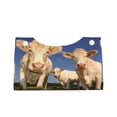thumbnail image 2 of Goofa Cows Cattles Pattern Triangle Square Tissue Box Cover, Modern PVC Leathe Facial Paper Holder,Decorative Holder/Organizer for Bathroom Vanity Countertop, 2 of 9