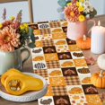 thumbnail image 4 of Thanksgiving Cotton Linen Table Runner, Washable Table Runners for Kitchen, Dining Room, Holiday, Home Party Table Decor, 13x90 Inches, 4 of 9