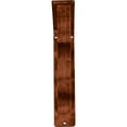 thumbnail image 3 of Ekena Millwork 2"W x 7 1/2"D x 10"H Damon Wrought Iron Bracket, (Triple center brace), Antiqued Copper, 3 of 10