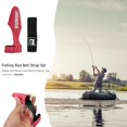 thumbnail image 1 of Funda protectora para caña de pescar + correa para cinturón de caña de pescar (2 juegos rojo Likrtyny Para Estrenar, 1 of 5