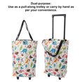 thumbnail image 4 of Carrito de Compras Conedas Plegibles, Gran Capacidad de Almacenamiento, Carrito de Supermercado Tirado A Mano Para Picnics, Camping, Compras, 4 of 7