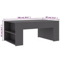 thumbnail image 2 of vidaXL Coffee Table Accent End Side Sofa Table for Living Room Engineered Wood, 2 of 6
