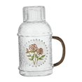 thumbnail image 4 of Vaso de vidrio para helado, decoración con diseño floral, novedoso hervidor portátil para Pava, 4 of 7