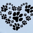 thumbnail image 2 of CafePress - Paws Heart Long Sleeve Infant Bodysuit - Long Sleeve Cotton Baby Bodysuit, 2 of 4