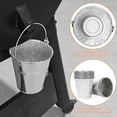 thumbnail image 6 of Drip Bucket and 15-Pack Disposable Foil Liners for Oklahoma Joe's, Traeger, Pit-Boss, Z Grill, Camp Chef, Grill Grease Liner Fits Most Offset Smoker, Rec Tec Pellet Grill Bucket, Silver, 6 of 6