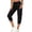 C-Black575, variant on DHFJKG Capris For Women Cargo Pants With Multi Pockets Casual Drawstring Loose Fit Solid Color Pants Activewear Versatile Trousers