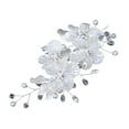 thumbnail image 3 of Horquillas para el pelo para boda, accesorios decorativos para fiestas, novedosos, ligeros, regalo para fiestas, pinzas para el pelo, para Alambre de plata blanco, 3 of 10