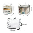 thumbnail image 3 of Books Storage Organizers Toy Box Foldable Books Box Waterproof Books Organizers Books Storage Box School Office Supplies, 3 of 9