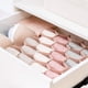 thumbnail image 5 of 8 separadores de cajones ajustables para organizar el desorden de la cocina. Rosa, 5 of 9