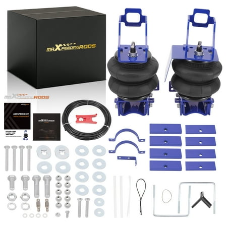 maXpeedingrods 5000 lbs Rear Air Suspension Bags Kit for F-250 F-350 2WD 4WD 1999-2004 2008-2010 Air Helper Spring Kit