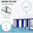 thumbnail image 7 of Alpha Joy 20' x 40' Heavy Duty Party Tent Outdoor Event Shelter for Wedding, Outdoor Commercial Canopy tent with 10 Removable Sidewalls & Carry Bag, Outdoor Gazebo Shelter for Event, Blue, 7 of 7