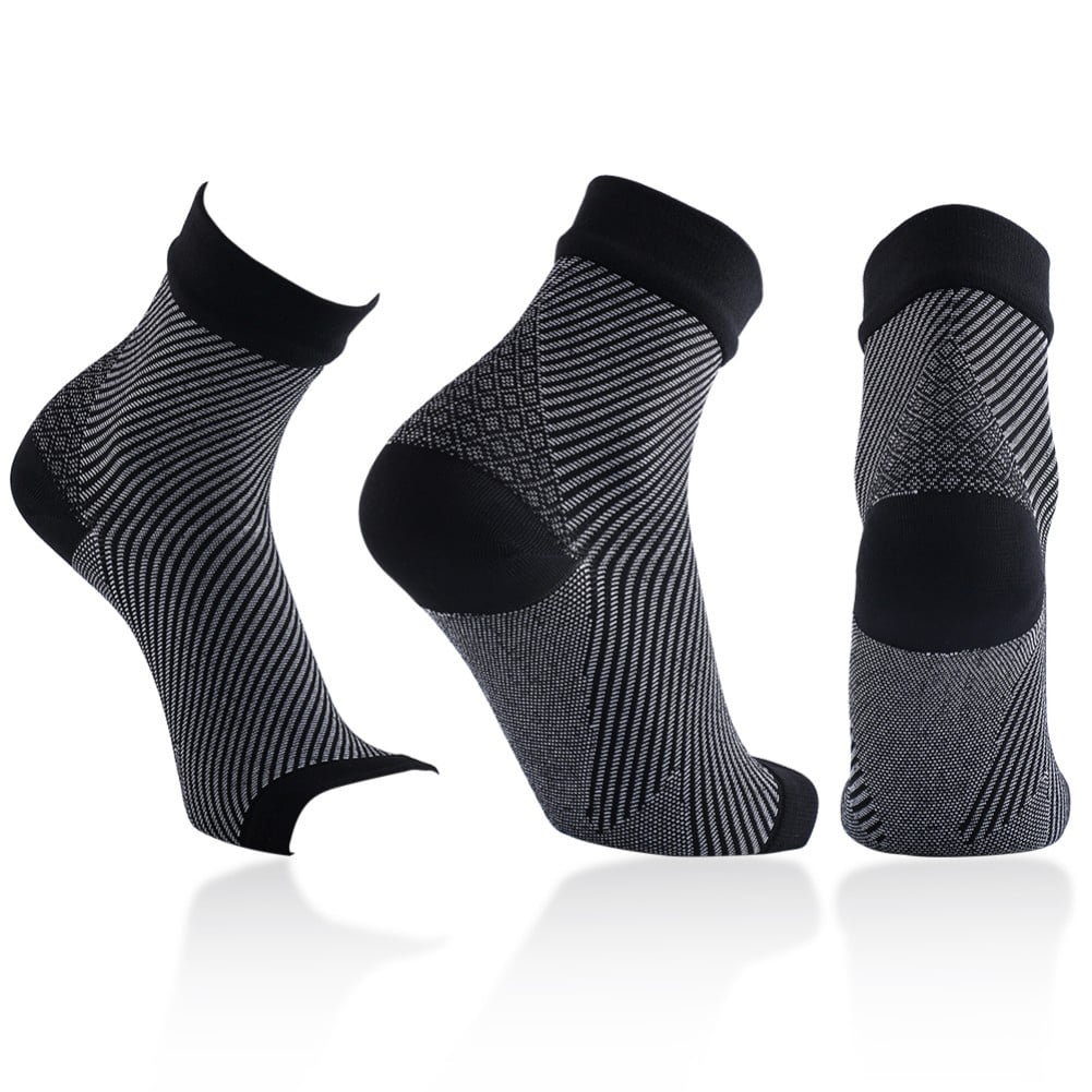 Plantar Fasciitis Socks for Achilles Tendonitis Relief, Best Compression Foot Sleeves with Arch Support for Plantar Fasciitis, Heel Pain, Foot & Ankle Support, Pink, M
