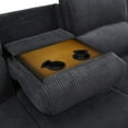 thumbnail image 3 of PonLiving Fabirc Reclining Sofa for Living Room Furniture Couch with Cupholder for Living Room/Office/Theater Seating, 3 of 5