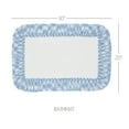 thumbnail image 3 of VHC Brands Annie Buffalo Check Bath Mat, Blue, 20x30, 3 of 6