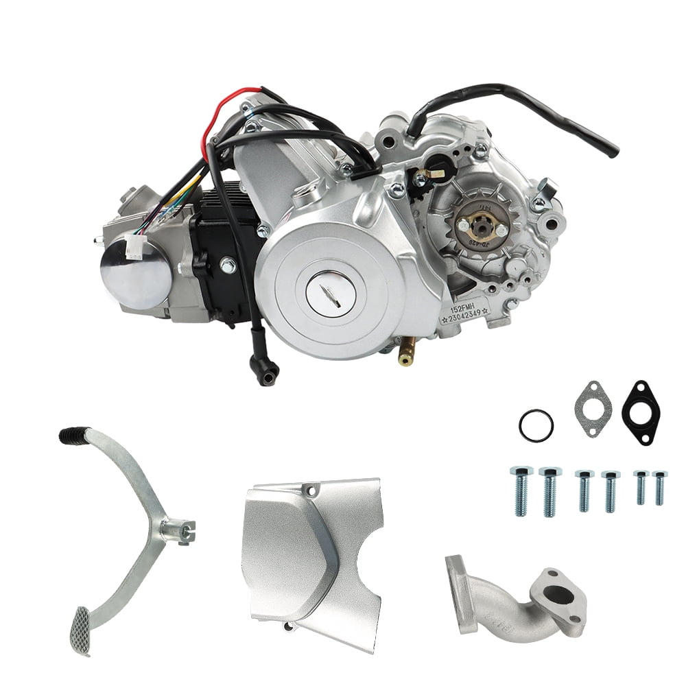 SEBLAFF 4 Stroke 125cc ATV Engine Motor 3-Speed Semi Auto w/Reverse For ATV Quad Go Kart