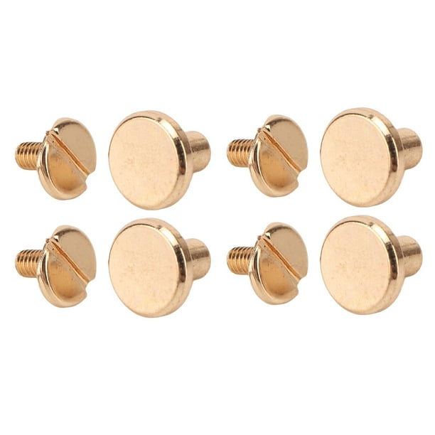 Bookbinding Flat Head Stud Screw, Book Binding Screw Uniform Coating