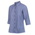 thumbnail image 3 of Regatta - Blusa Nimis V Flores Manga 3/4 para Mujer (Vaquero Dusty), 3 of 6